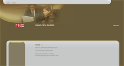 Desktop Screenshot of bangdataforms.com